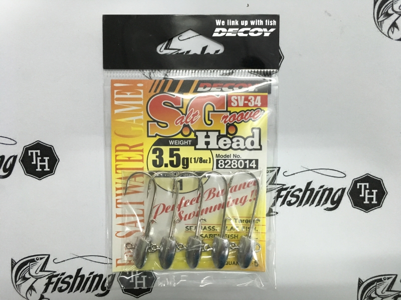 images/product/ตัวเบ็ด DECOY SV-34 ตัวเบ็ดเบอร์ 1 หัวหนัก 3.5 กรัม/SV-34 3.5g.JPG